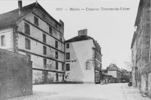 La caserne Trummelet-Faber avant la seconde guerre mondiale.
