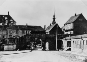La porte de France ou porte de Strasbourg en 1945.