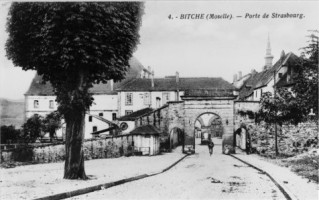 La porte de Strasbourg avant la seconde guerre mondiale.