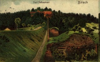 Le Fort Sebastian durant l'annexion allemande de 1871 à 1918.