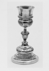 Le calice date de la fin du XVIIIe ou du début du XIXe siècle (photographie du service régional de l'inventaire de Lorraine).
