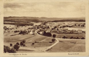 Le village de Haspelschiedt au début du XXe siècle.