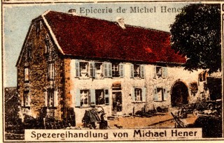 L'épicerie Hener en 1931.