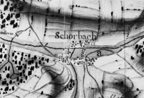 Le village apparaît sur une carte de 1750.