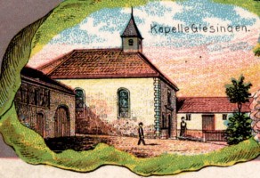 La chapelle de la Nativité de la Très Sainte Vierge de Guising en 1904.