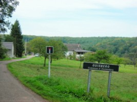 L'entrée du hameau de Guisberg.