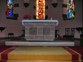 L'autel de l'église de Lambach.