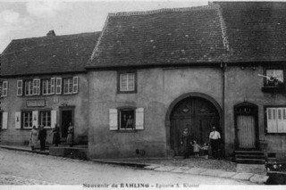 L'épicerie d'A. Kloster au début du XXe siècle.