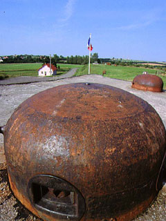 Une tourelle de l'ouvrage de fort Casso.