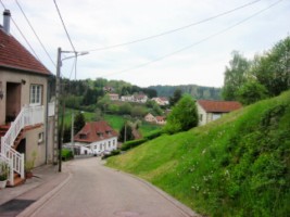 Le hameau de Holbach vu depuis les pentes du Wasenberg.