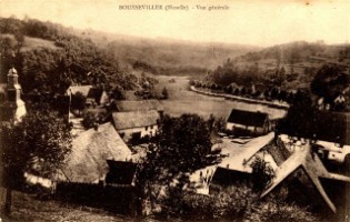 Le quartier de la chapelle en 1912 sur une carte postale ancienne.
