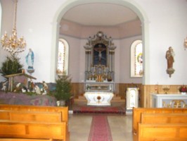 Le chœur de la chapelle Sainte-Odile.