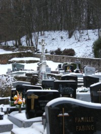 Le cimetière du village.