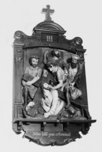 Le chemin de croix date de la seconde moitié du XIXe siècle (photographie du service régional de l'inventaire de Lorraine).