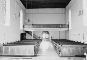 La tribune de l'église (photographie du service régional de l'inventaire de Lorraine).