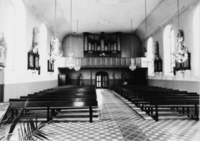 La tribune et l'orgue (photographie du Service régional de l'inventaire de Lorraine).