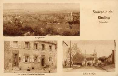 Vues du village au début du XXe siècle.