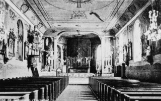 Le chœur de l'église Saint-Wendelin avant la seconde guerre mondiale.