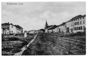 Le village de Weiskirch le 12 mai 1916.