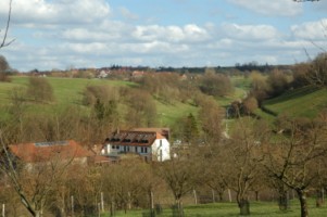 Panorama du village et du moulin d'Eschviller.