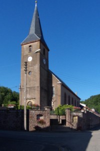 L'église Saint-Benoît de Walschbronn (photographie de " P2911 ").