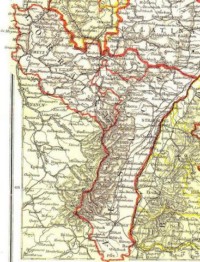 Le Reichsland d'Alsace-Lorraine après 1871.